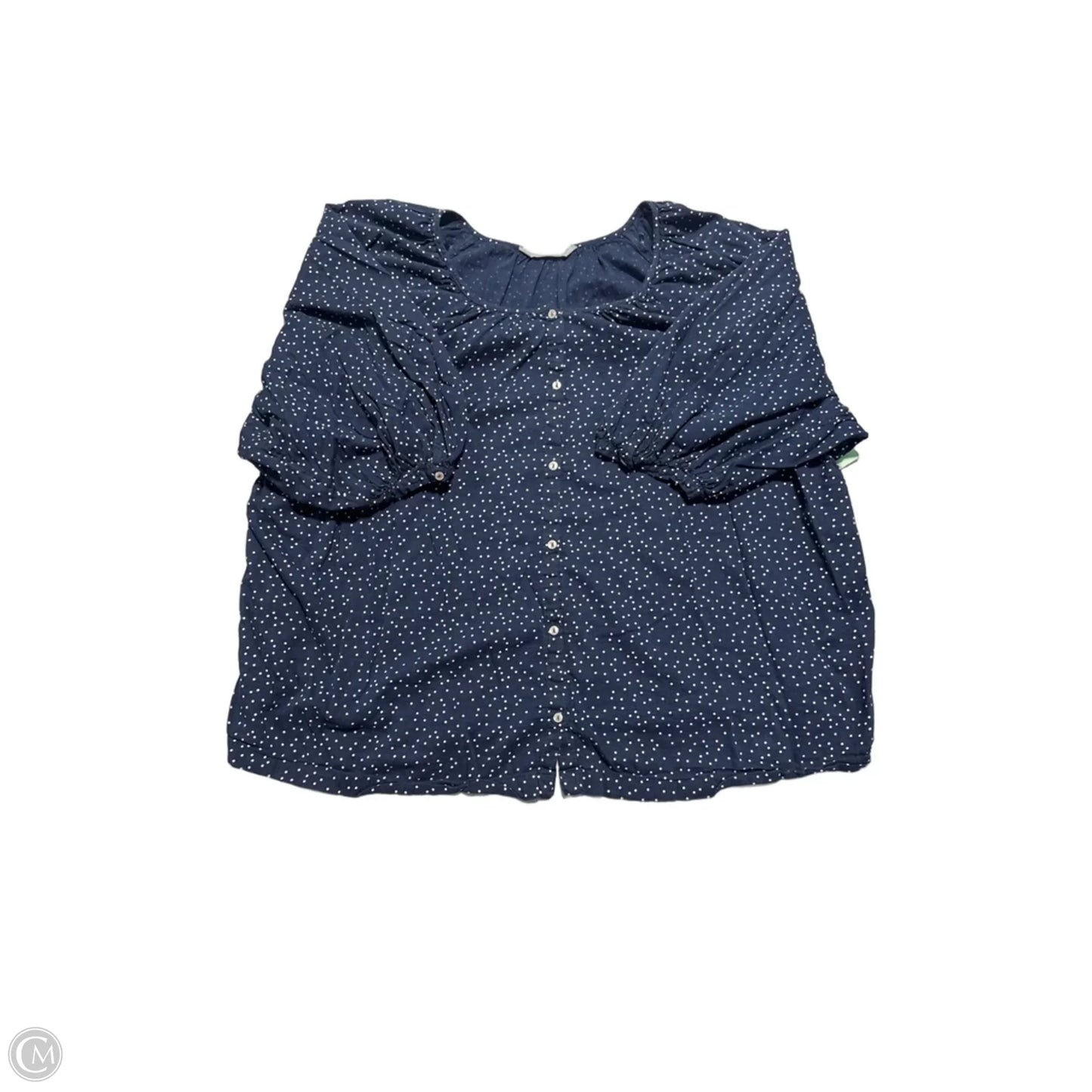 Top Long Sleeve By Lc Lauren Conrad In Blue, Size: 2x