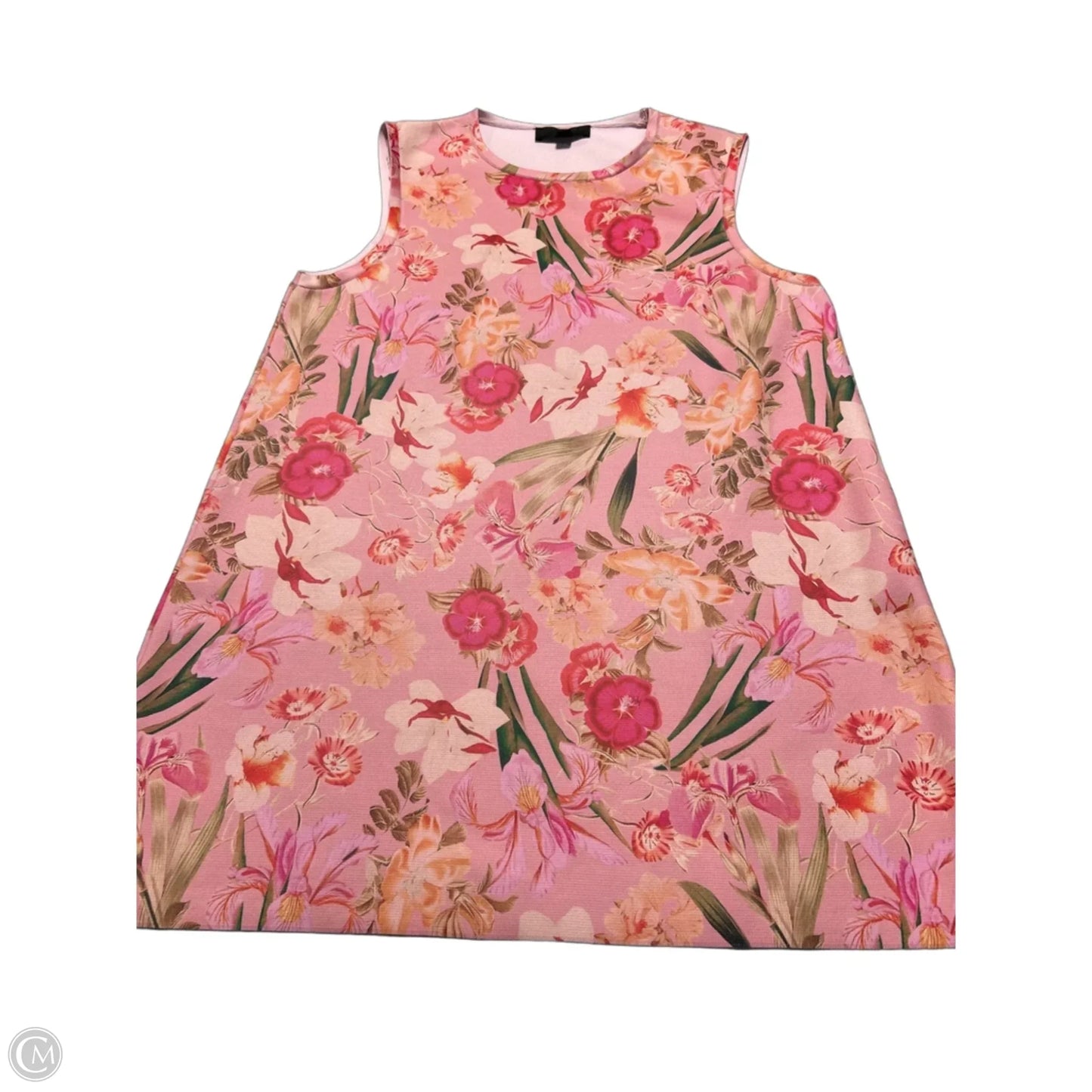 Dress Casual Midi By Zara In Pink, Size: Xl