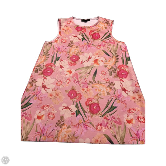 Dress Casual Midi By Zara In Pink, Size: Xl