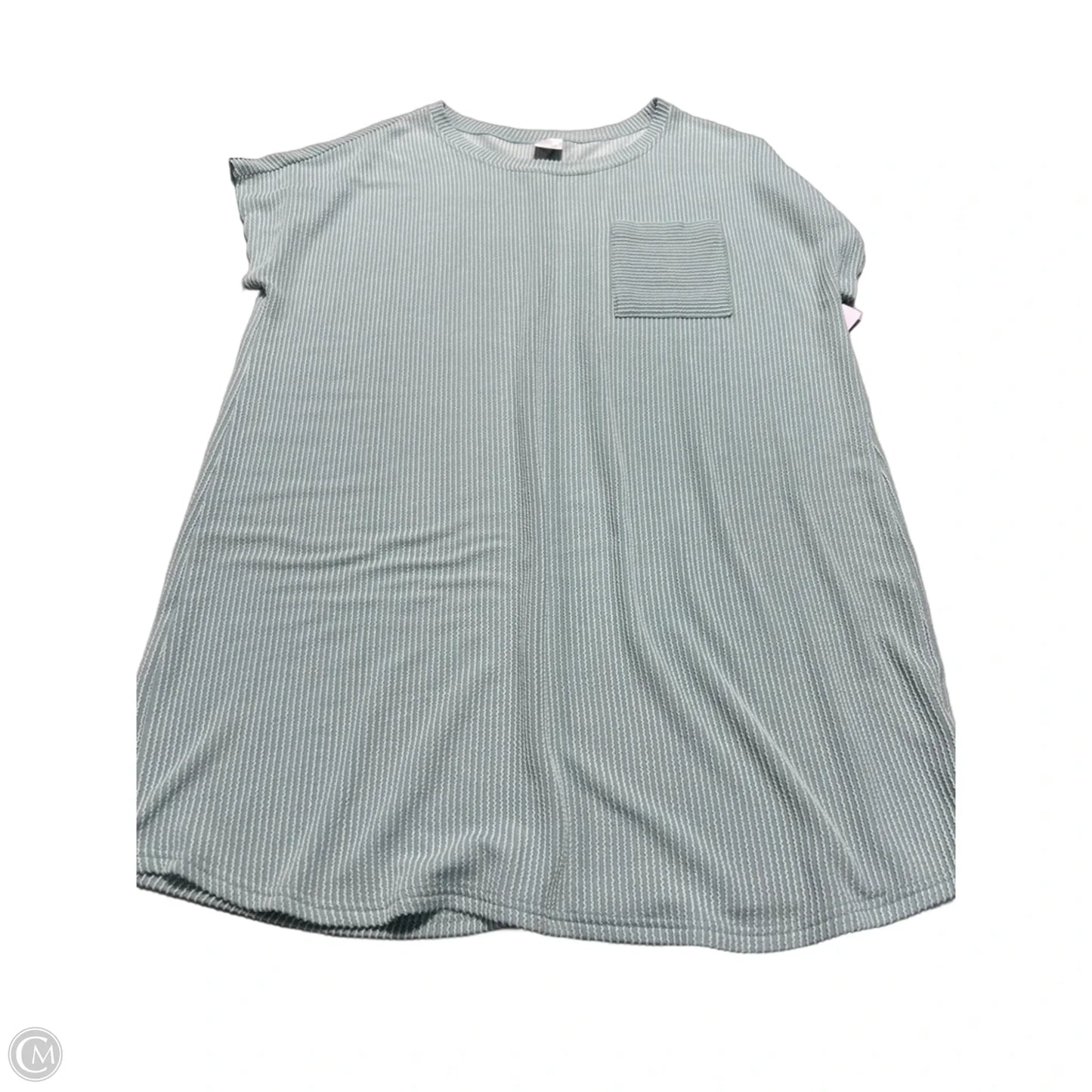 Dress Casual Midi By Cmc In Blue, Size: 2x