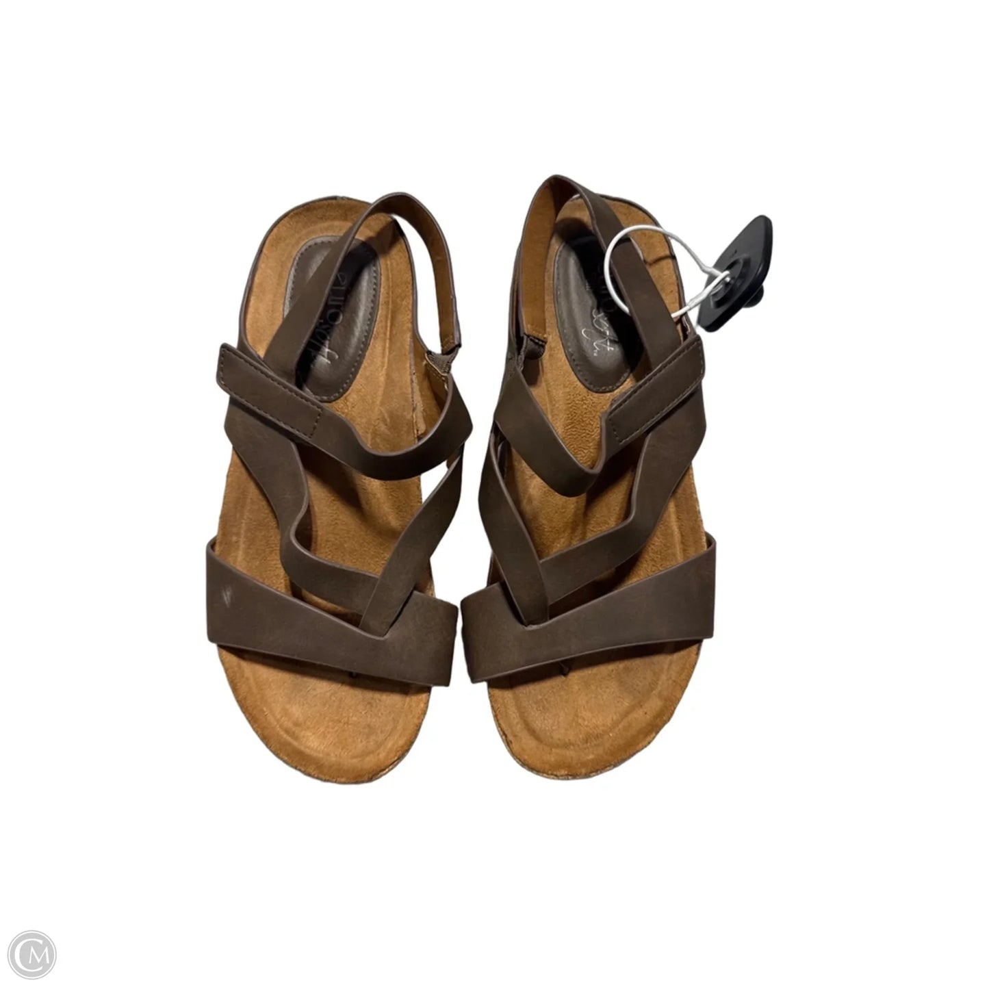 Sandals Flats By Sofft In Brown, Size: 6