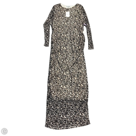Dress Casual Maxi By Almost Famous In Animal Print, Size: 2x
