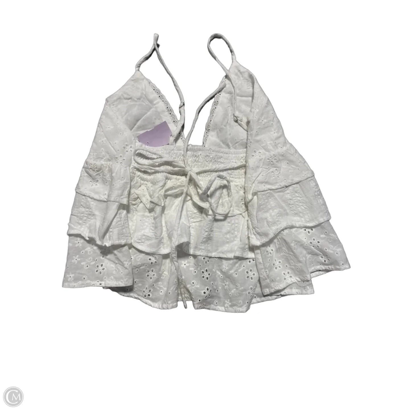 Tank Top By Love On A Hanger In White, Size: M