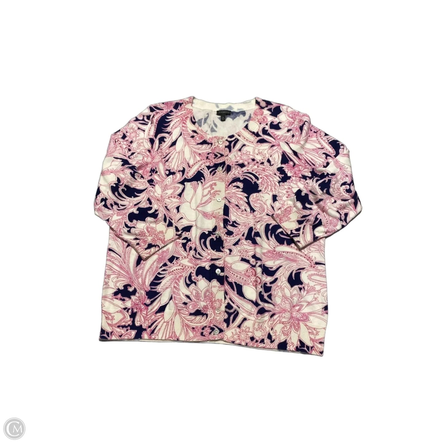 Top 3/4 Sleeve By Talbots In Pink, Size: Xl