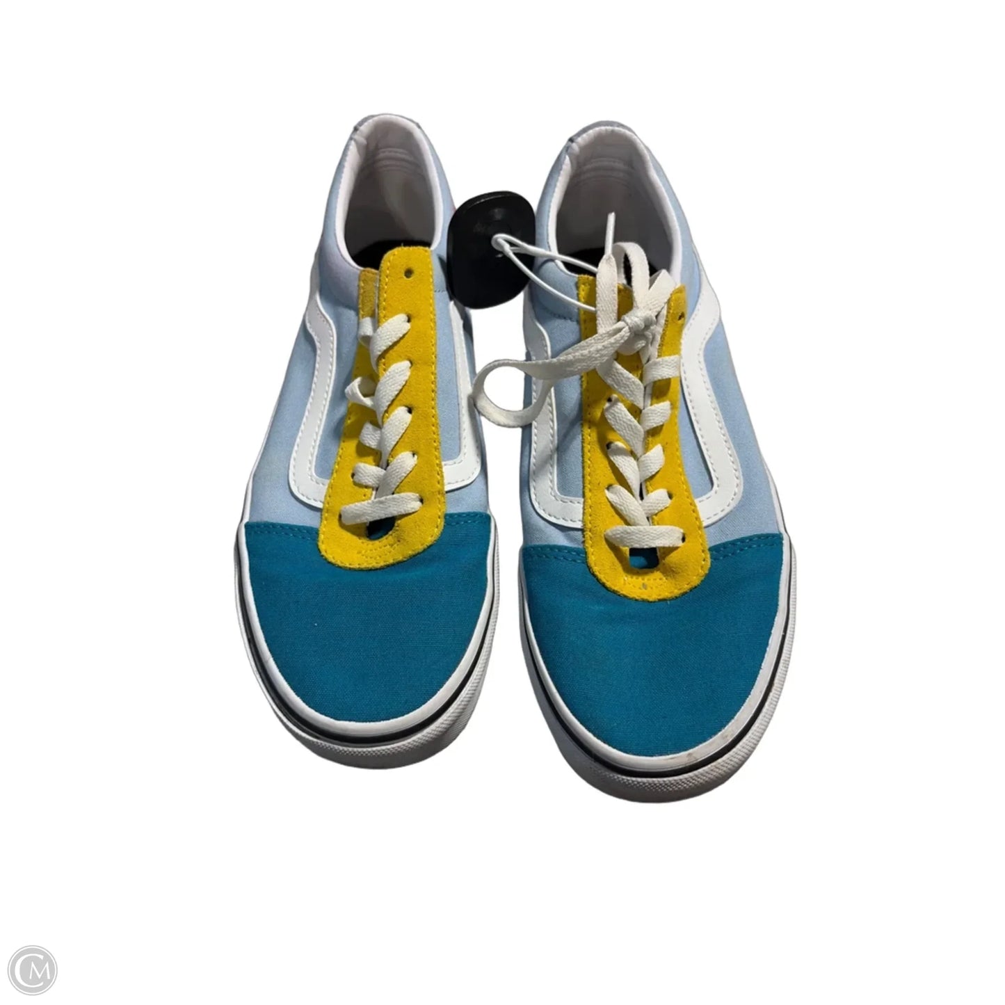 Shoes Flats By Vans In Blue, Size: 10