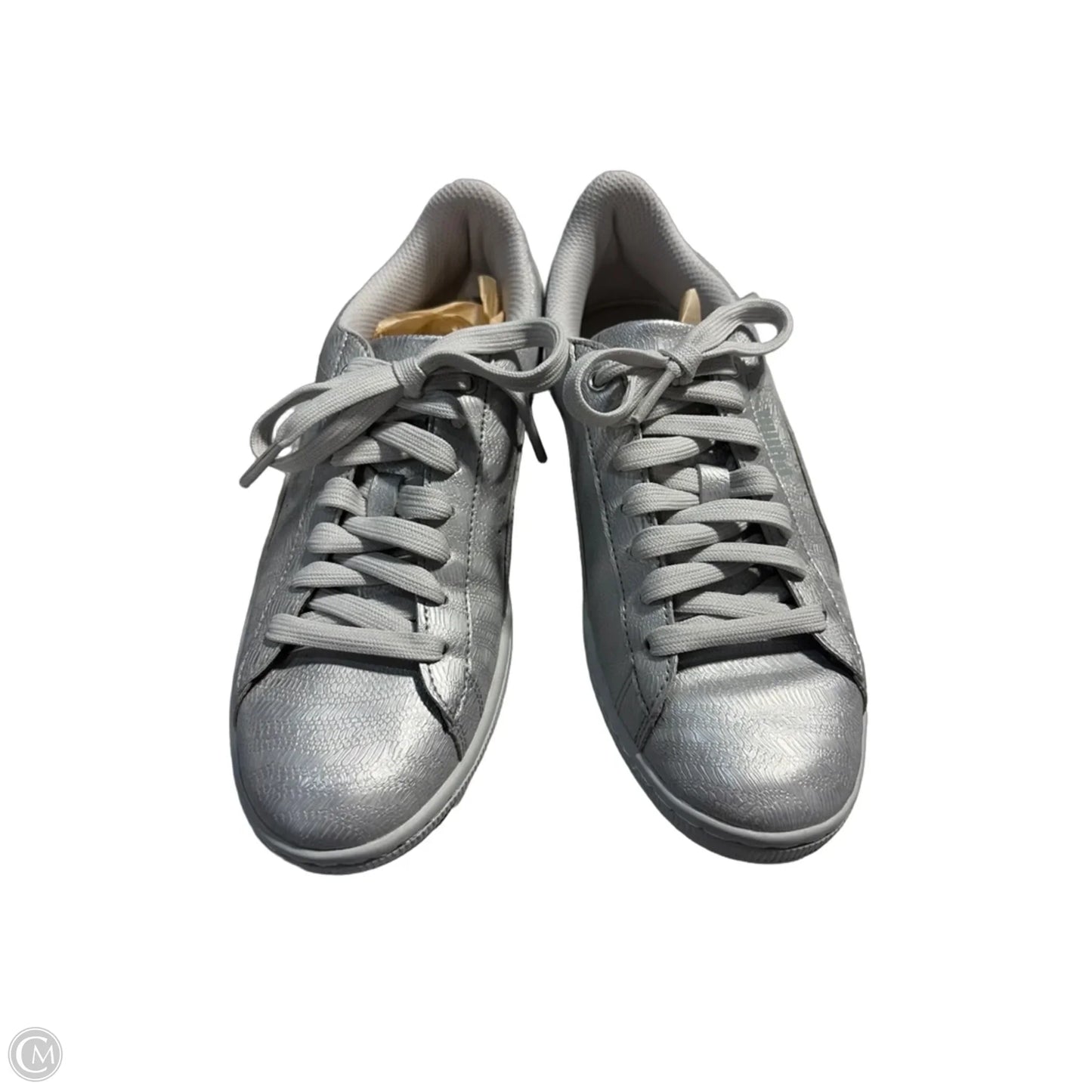 Shoes Flats By Puma In Silver, Size: 6.5
