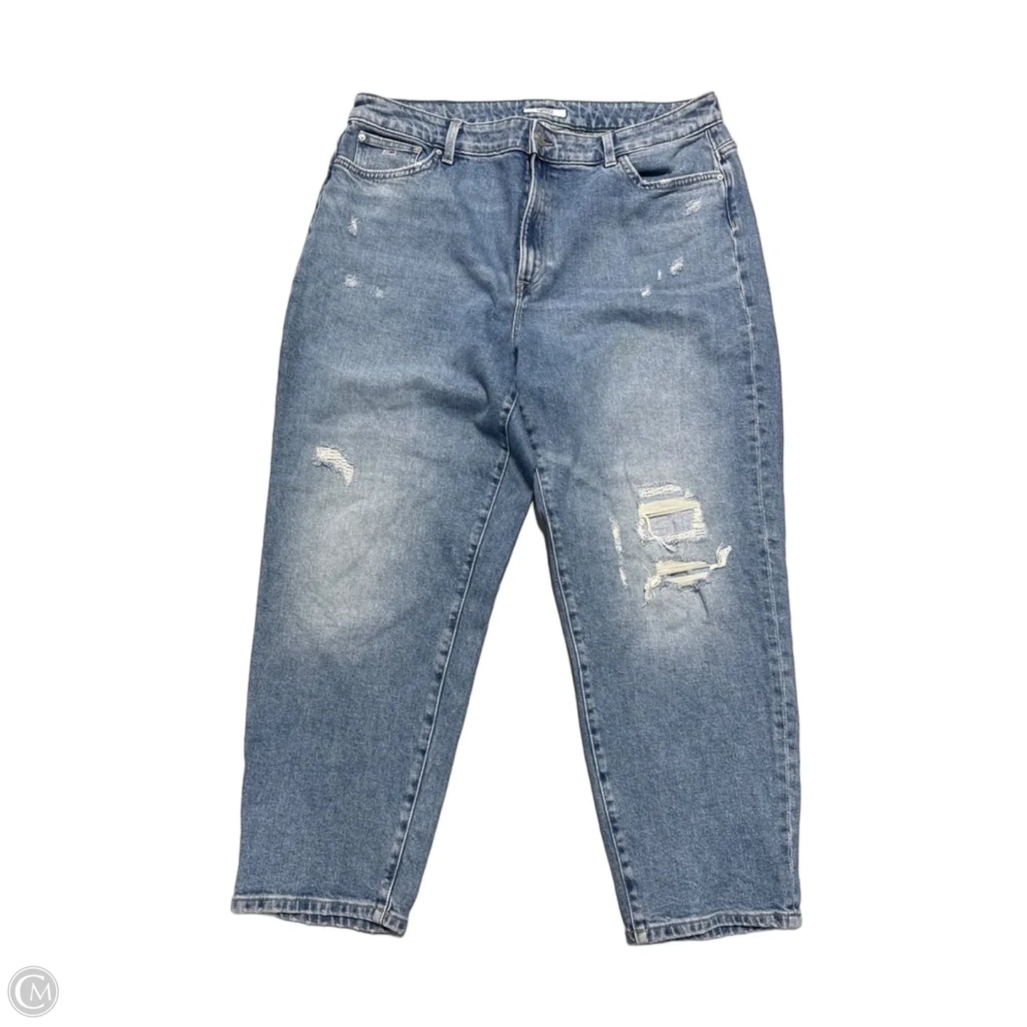 Jeans Straight By Tommy Hilfiger In Blue, Size: 14