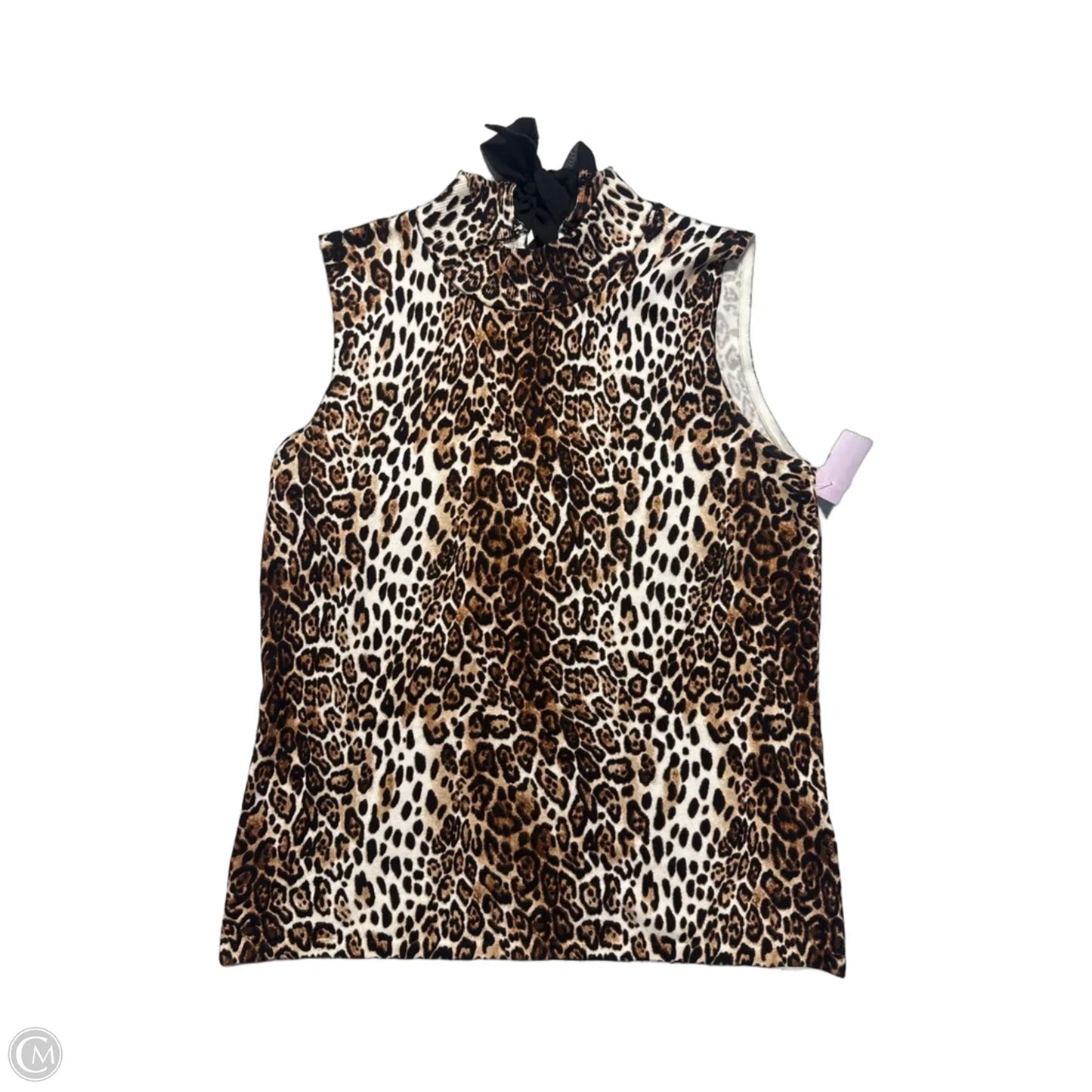 Tank Top By White House Black Market In Animal Print, Size: L