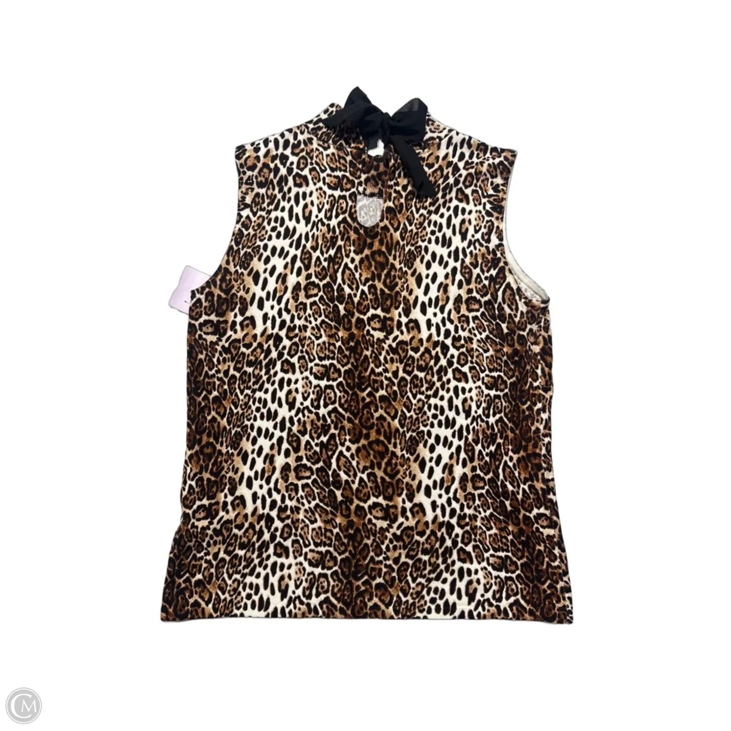 Tank Top By White House Black Market In Animal Print, Size: L