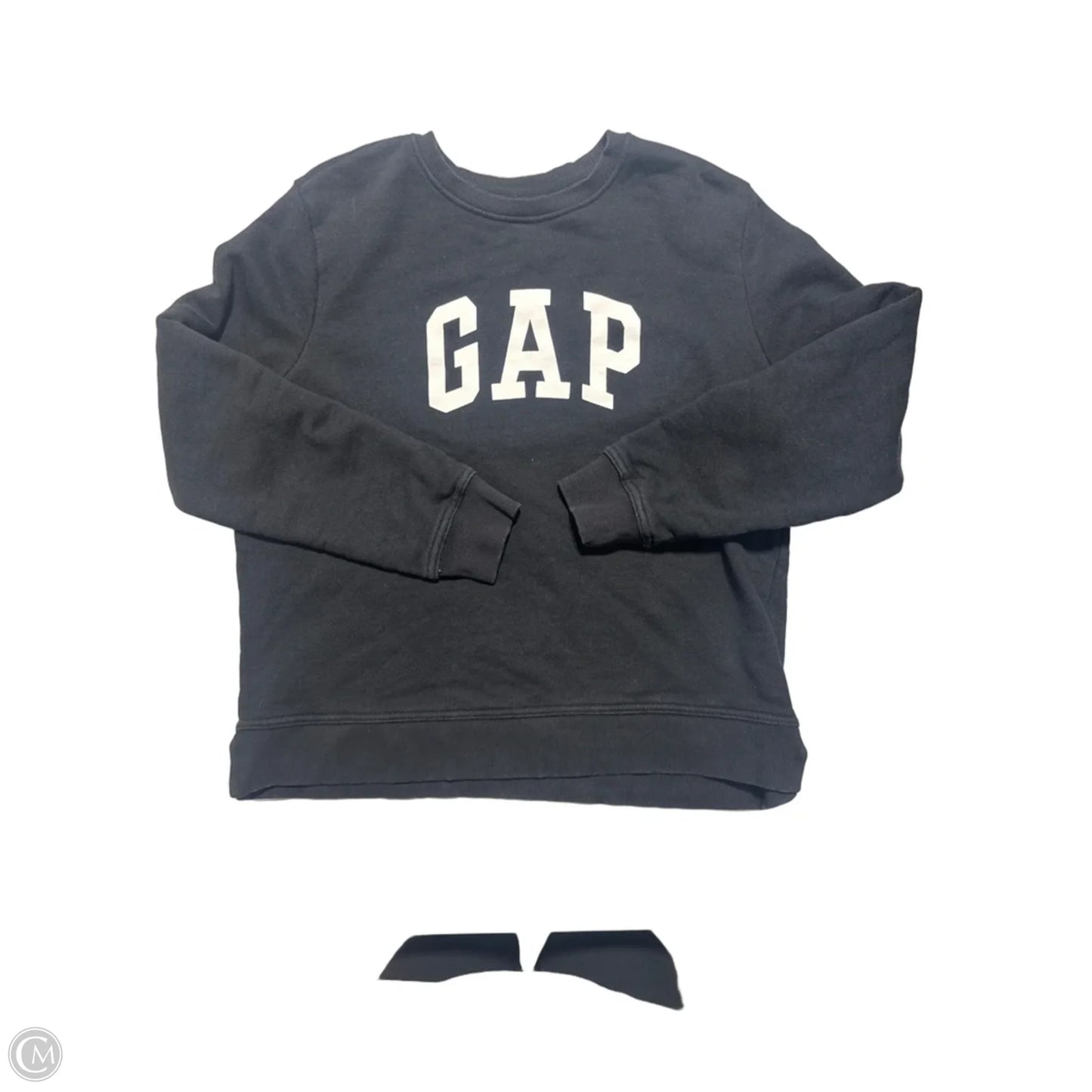 Top Long Sleeve By Gap In Black, Size: L