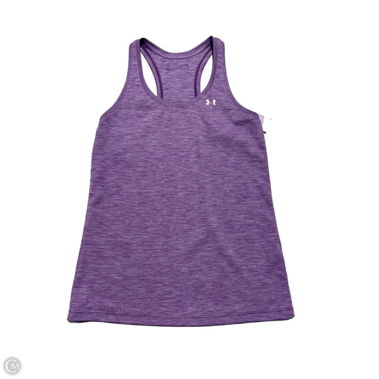 Athletic Tank Top By Under Armour In Purple, Size: S