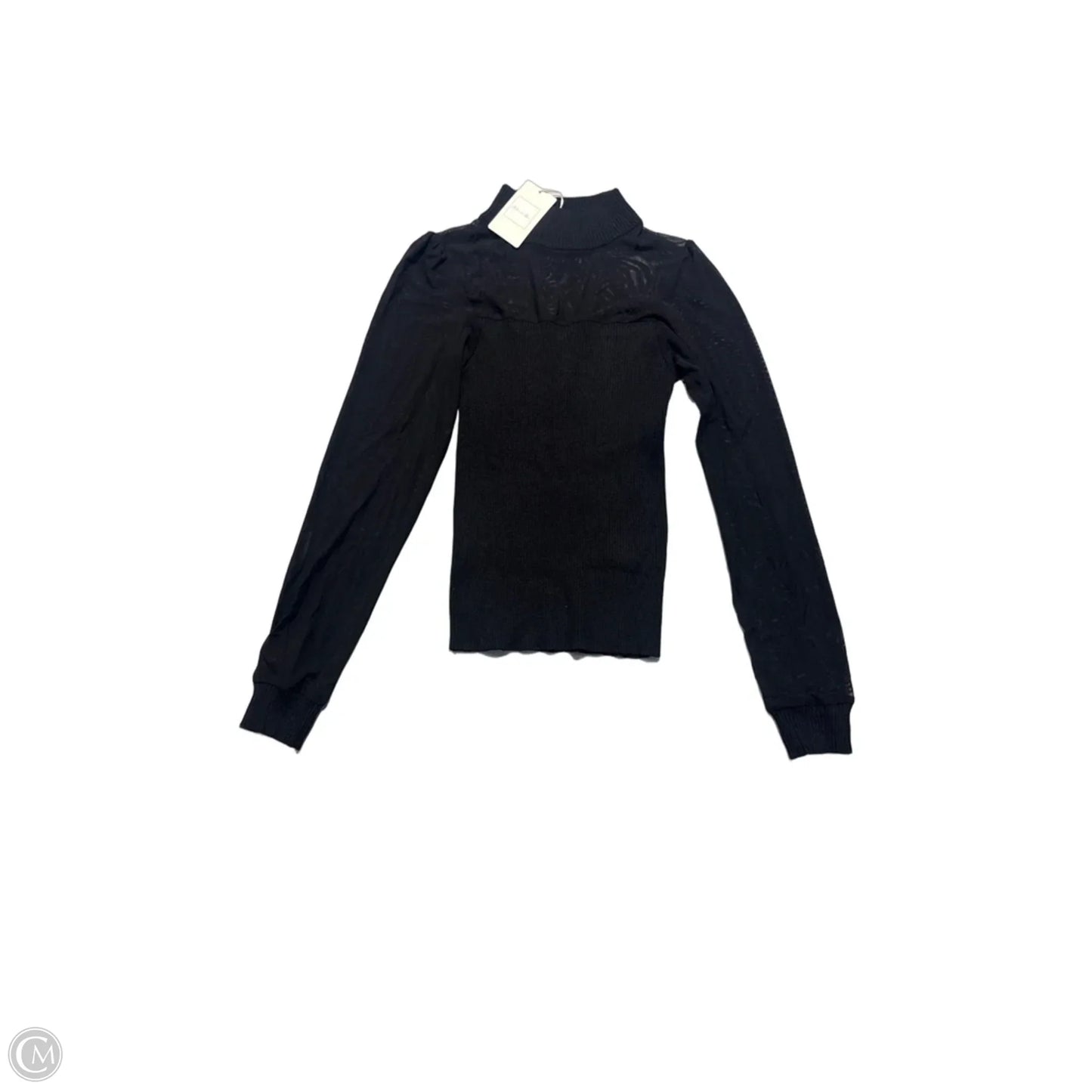 Top Long Sleeve By Active Usa In Black, Size: S