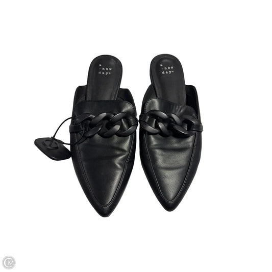 Shoes Flats By A New Day In Black, Size: 7