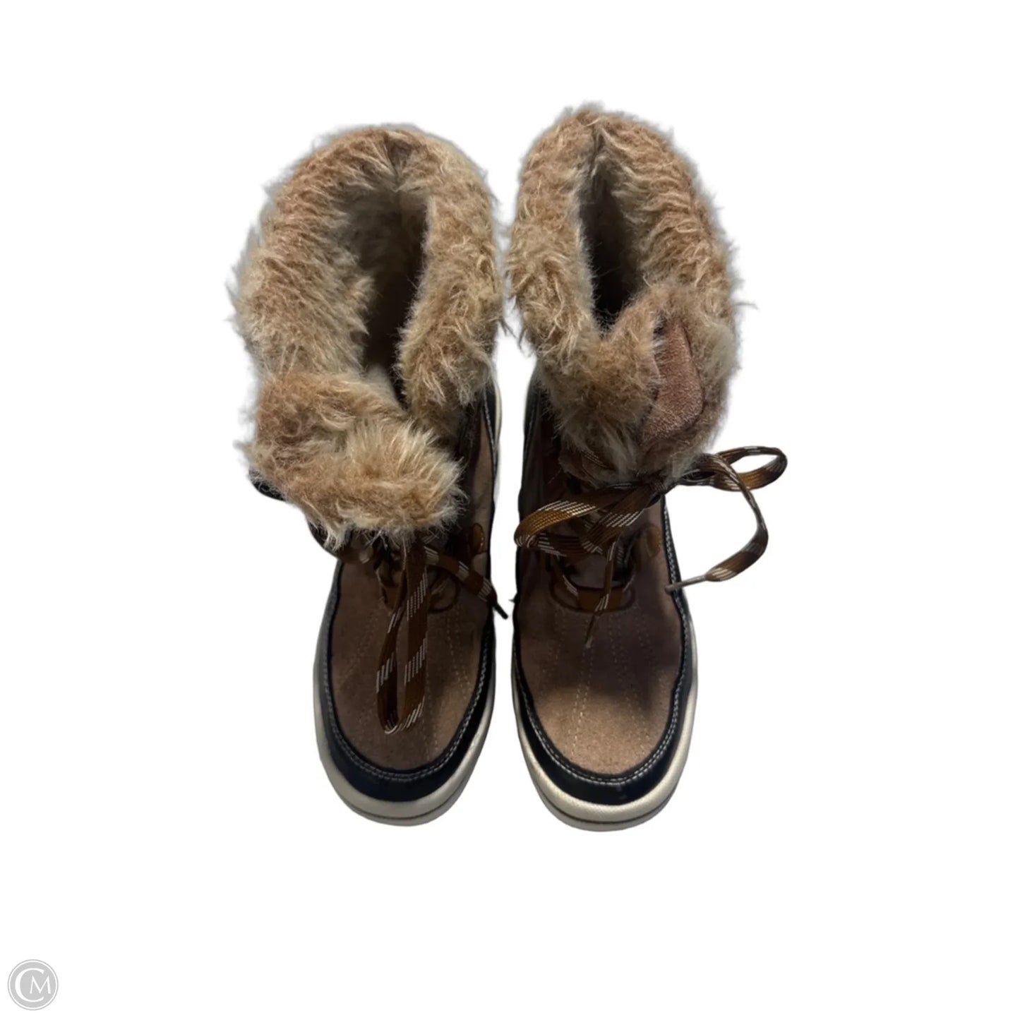 Boots Mid-calf Flats By Universal Thread In Tan, Size: 7