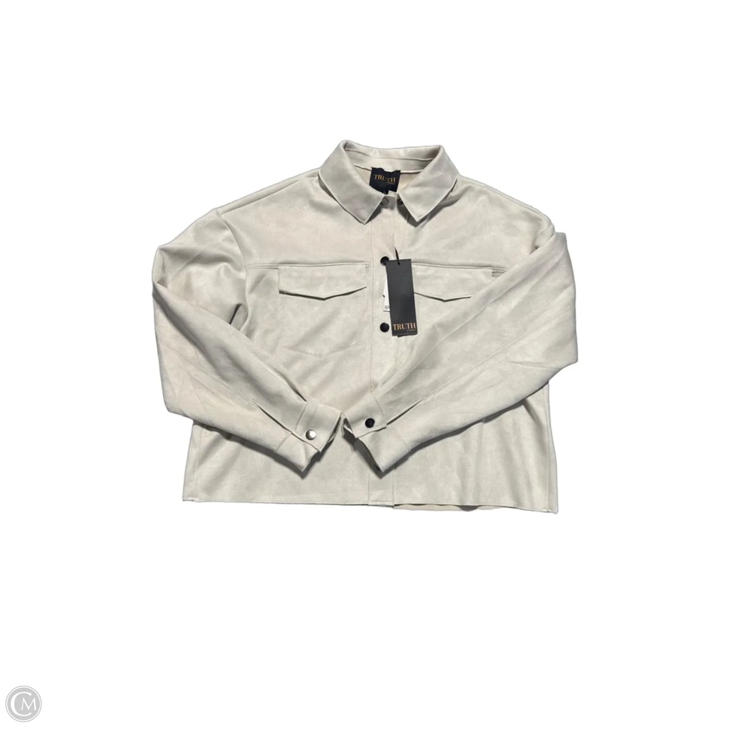 Top Long Sleeve By Truth In Cream, Size: S