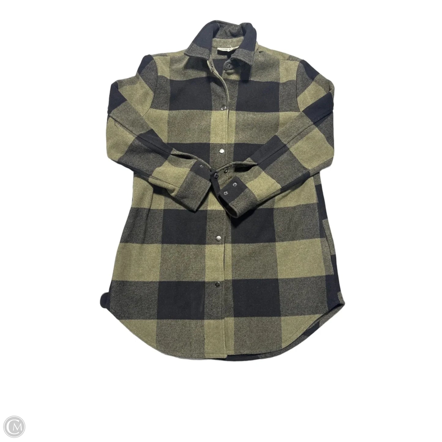 Coat Wool By Steve Madden In Green, Size: M