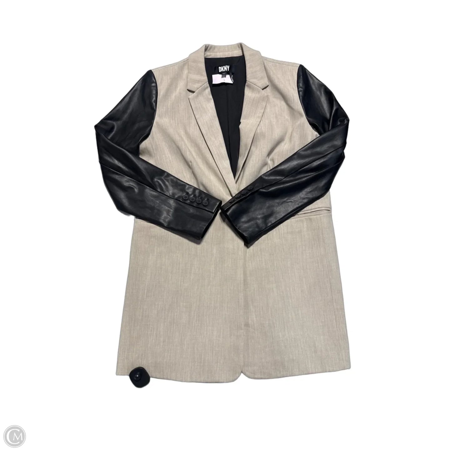 Blazer By Dkny In Black & Tan, Size: M