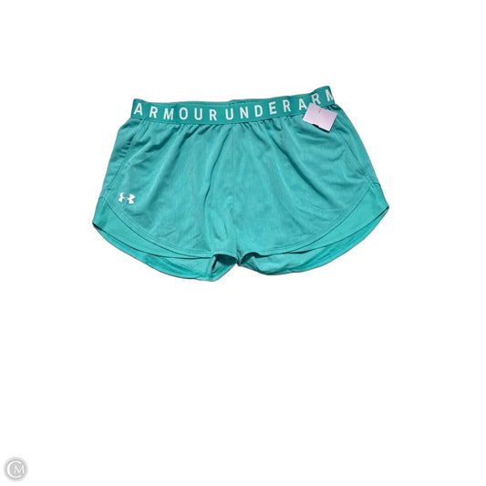 Athletic Shorts By Under Armour In Blue, Size: L