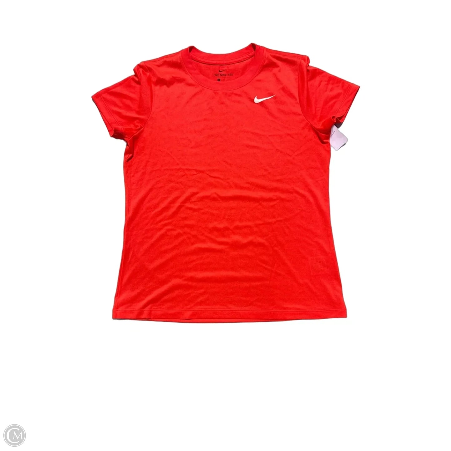 Top Short Sleeve By Nike In Orange, Size: M