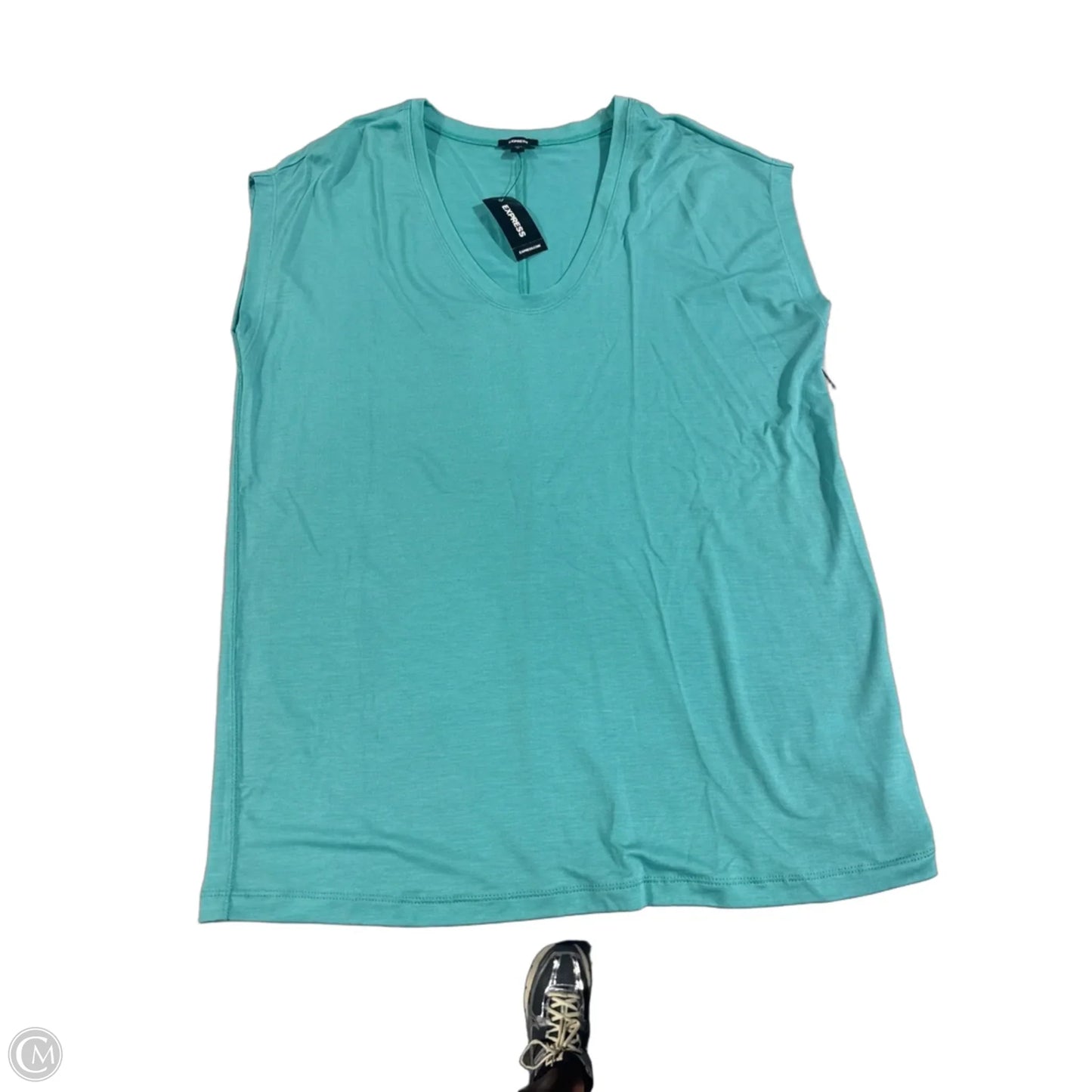 Top Sleeveless By Express In Blue, Size: Xs