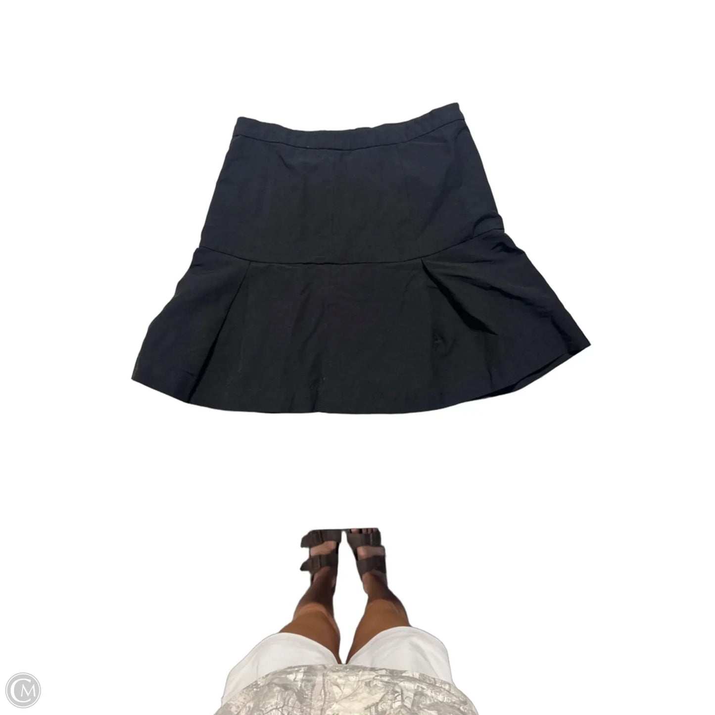 Skirt Designer By Kate Spade In Black, Size: 4