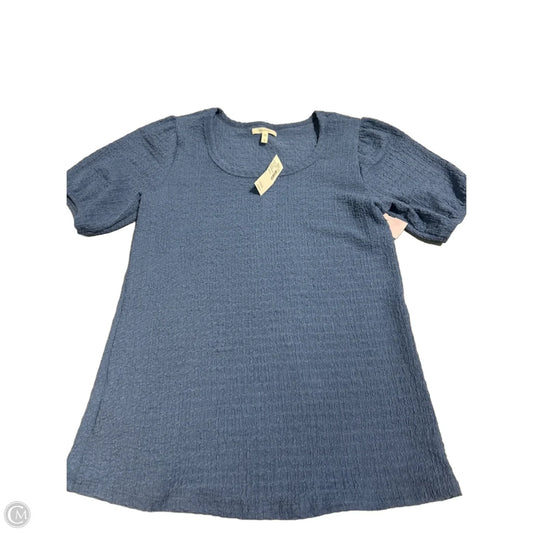 Top Short Sleeve By Maurices In Blue, Size: S