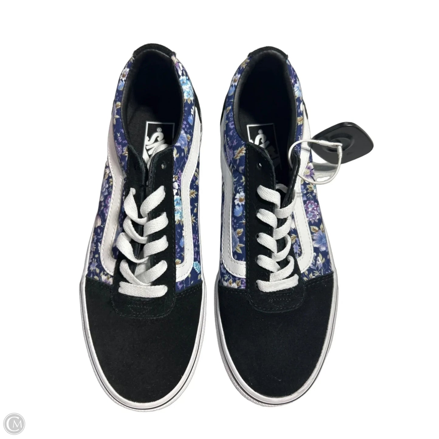 Shoes Flats By Vans In Black, Size: 8