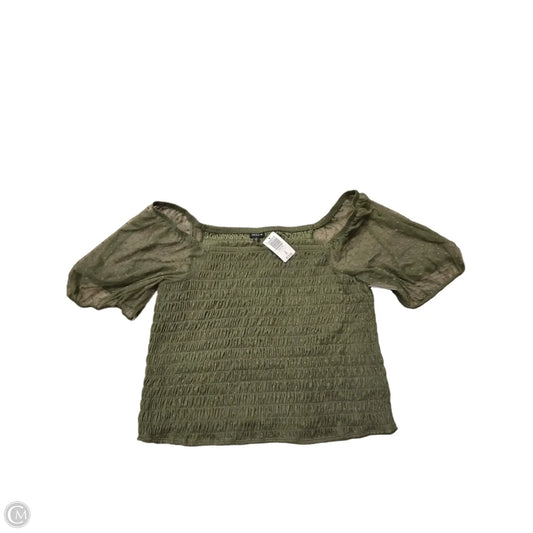 Top Short Sleeve By Torrid In Green, Size: 4x