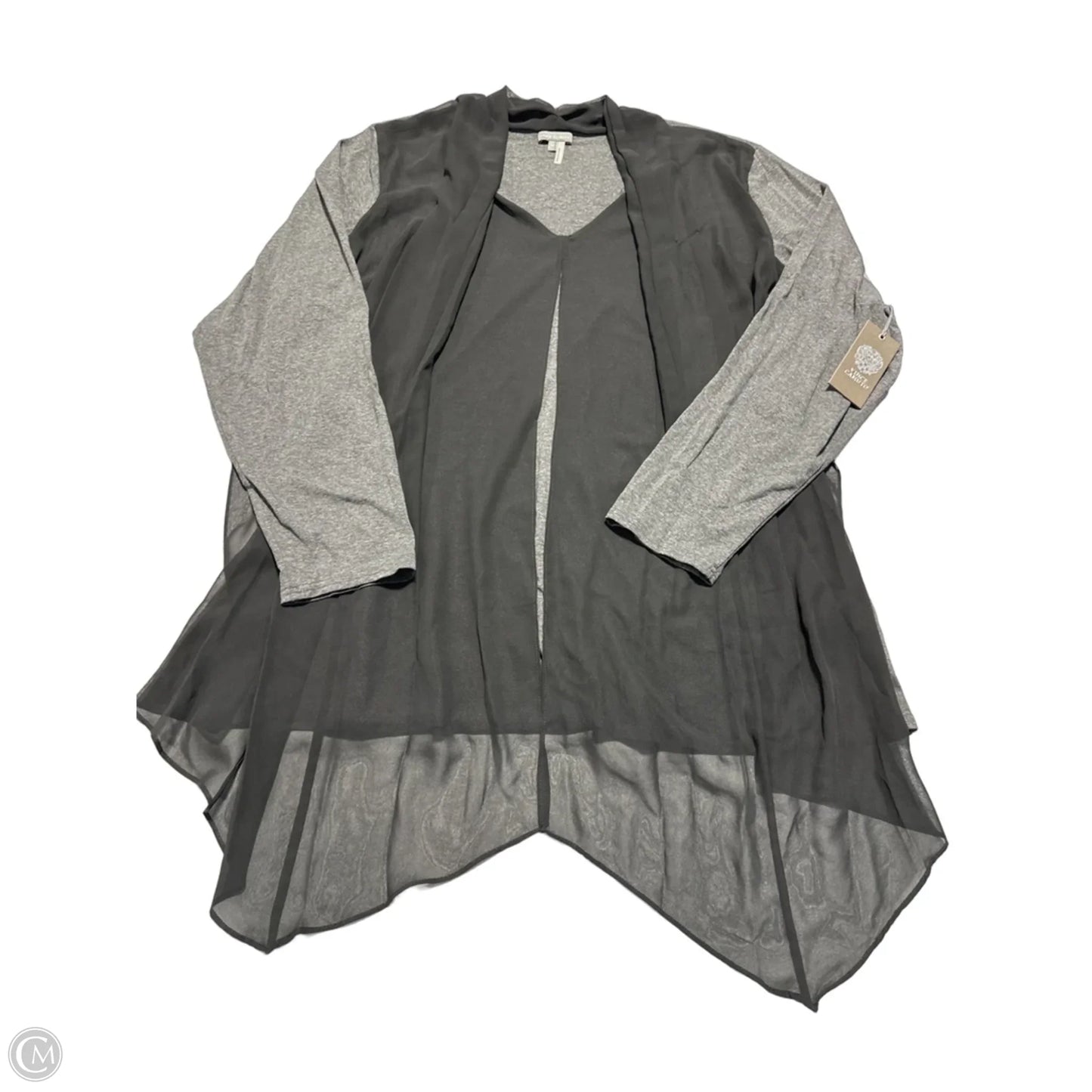 Top Long Sleeve By Vince Camuto In Black, Size: 3x