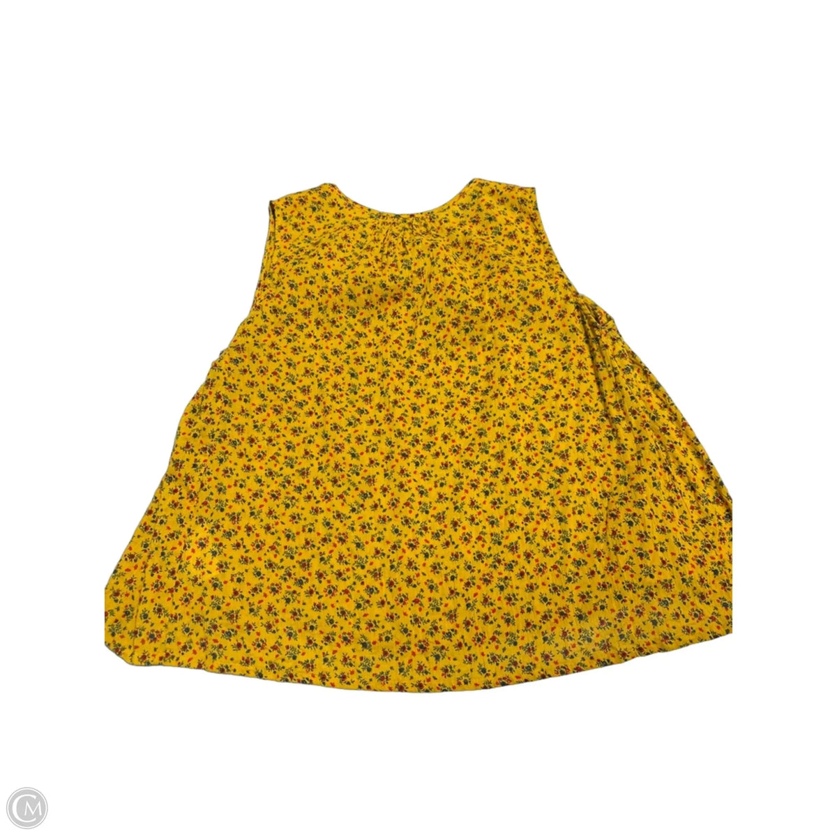 Tank Top By Madewell In Yellow, Size: L