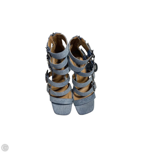 Shoes Heels Block By Corkys In Blue, Size: 6