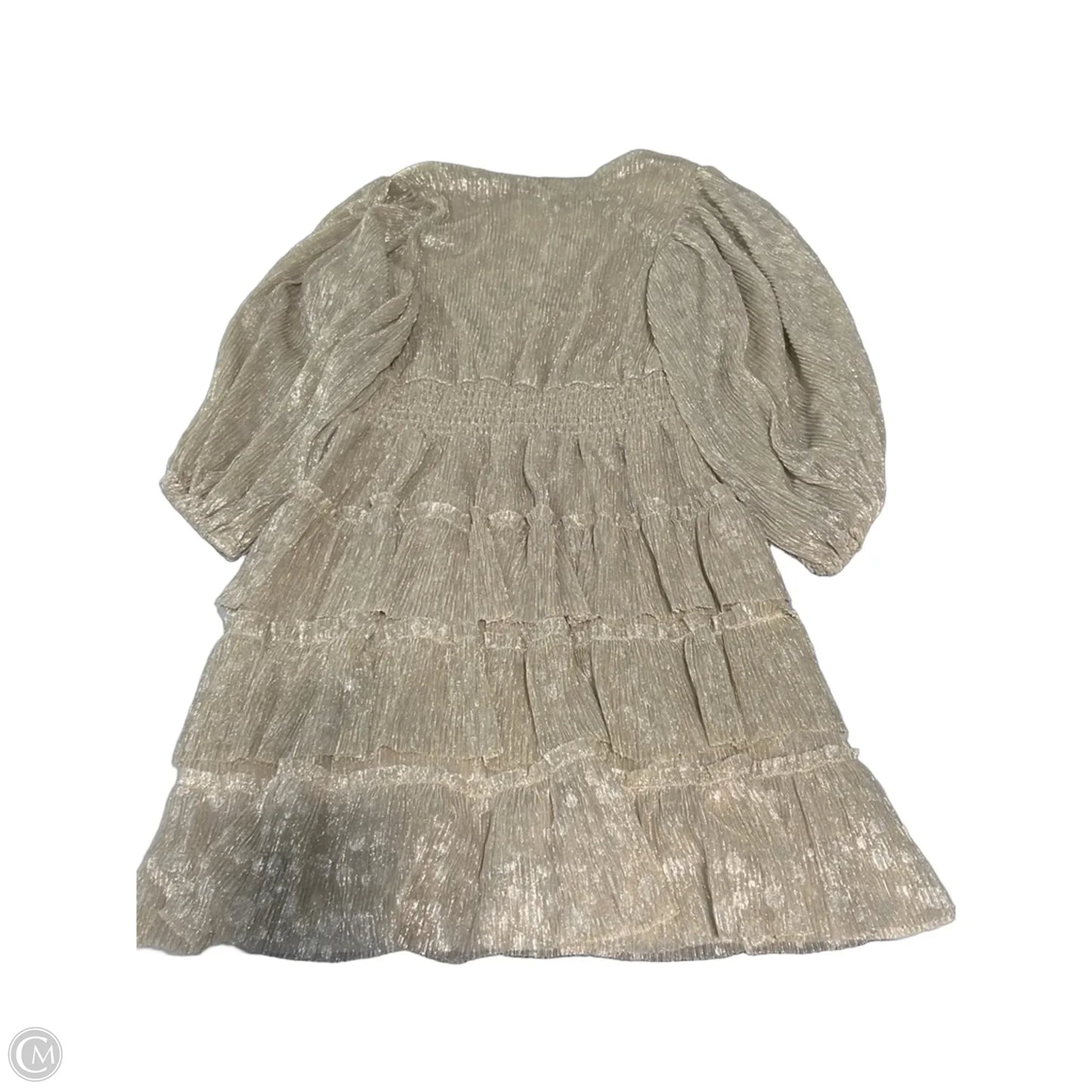 Dress Casual Short By Msk In Gold, Size: M