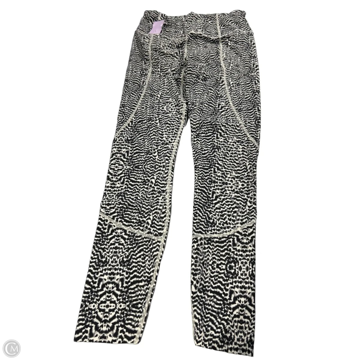 Athletic Pants By Varley In Black & White, Size: S