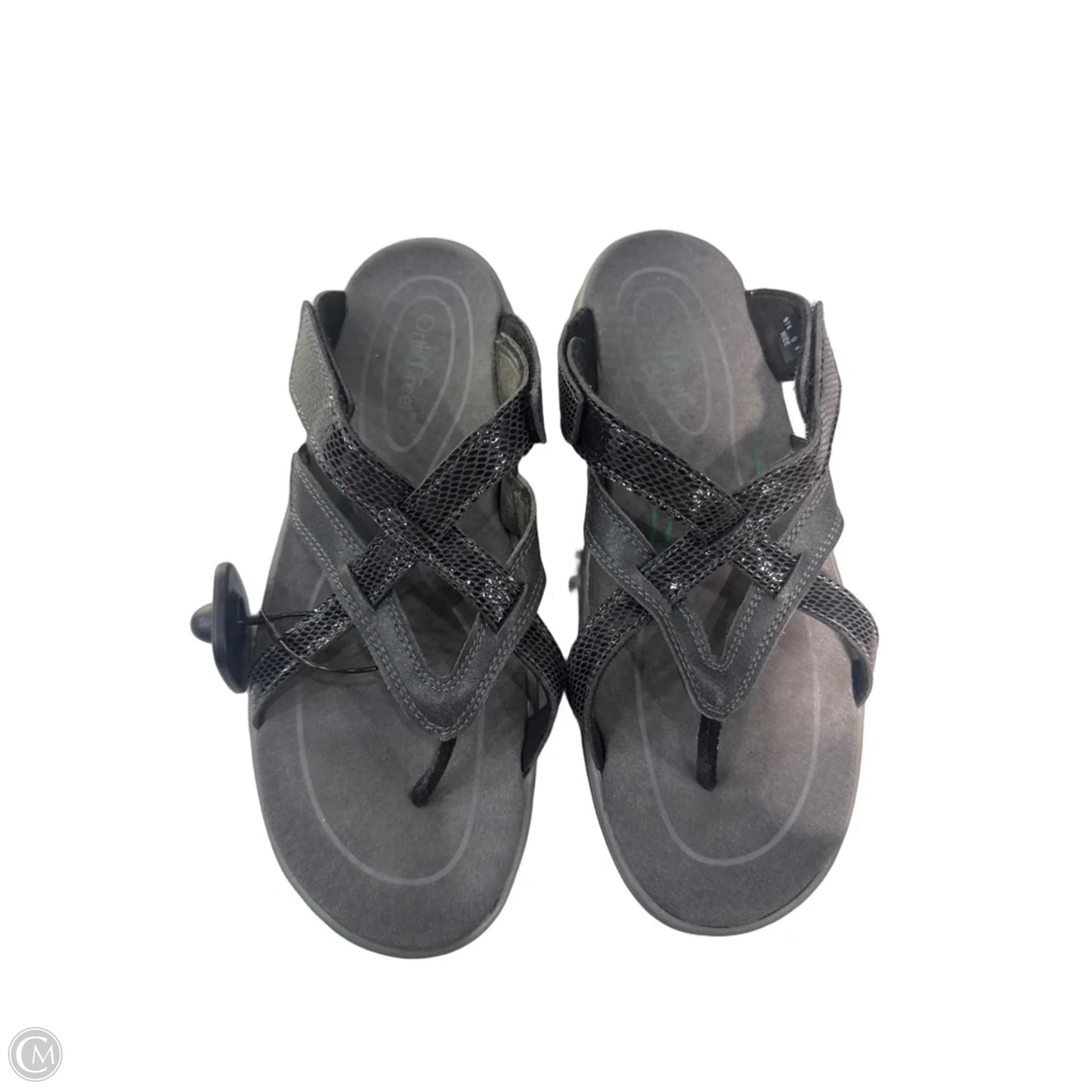 Sandals Flats By Cmc In Grey, Size: 9