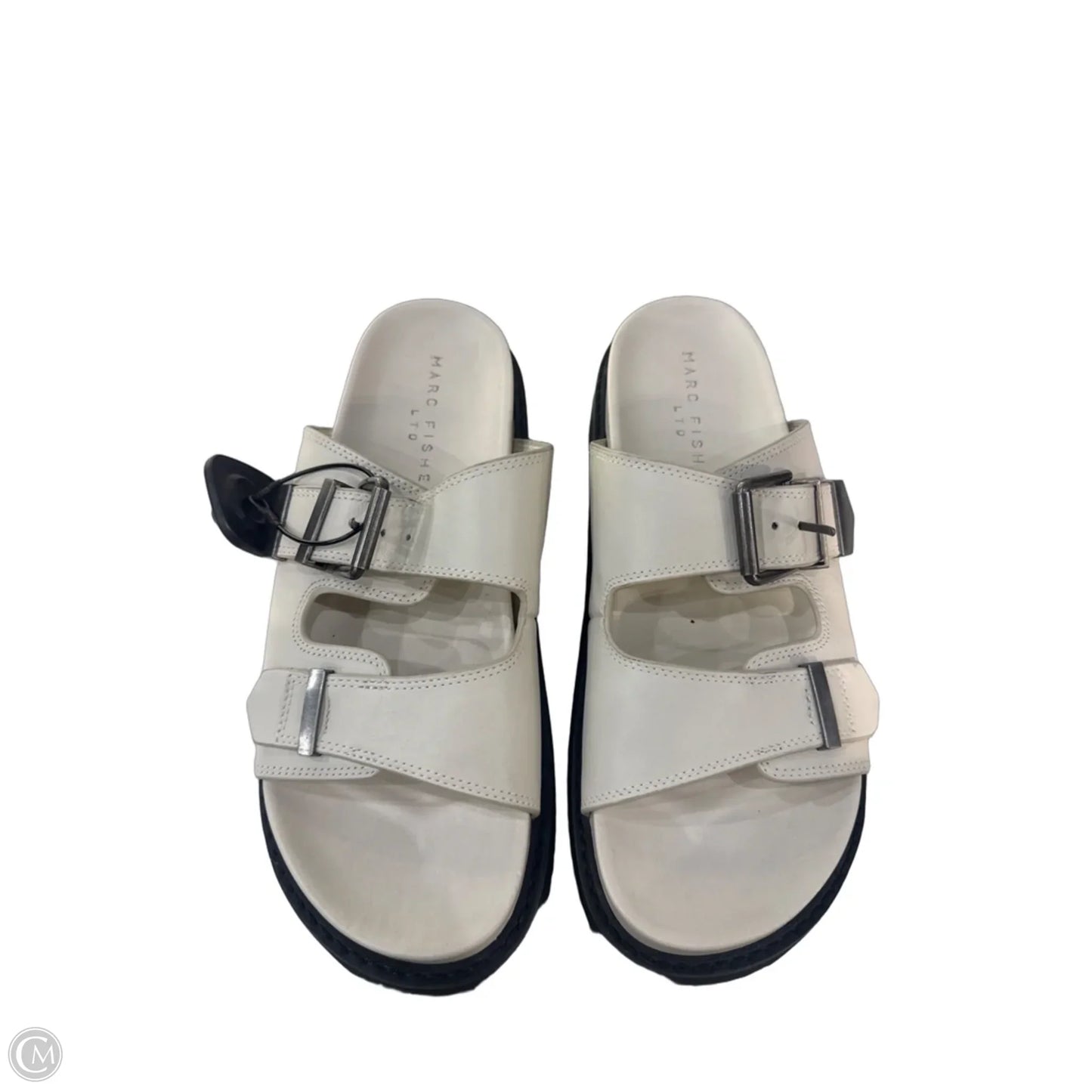 Sandals Flats By Marc Fisher In White, Size: 8.5