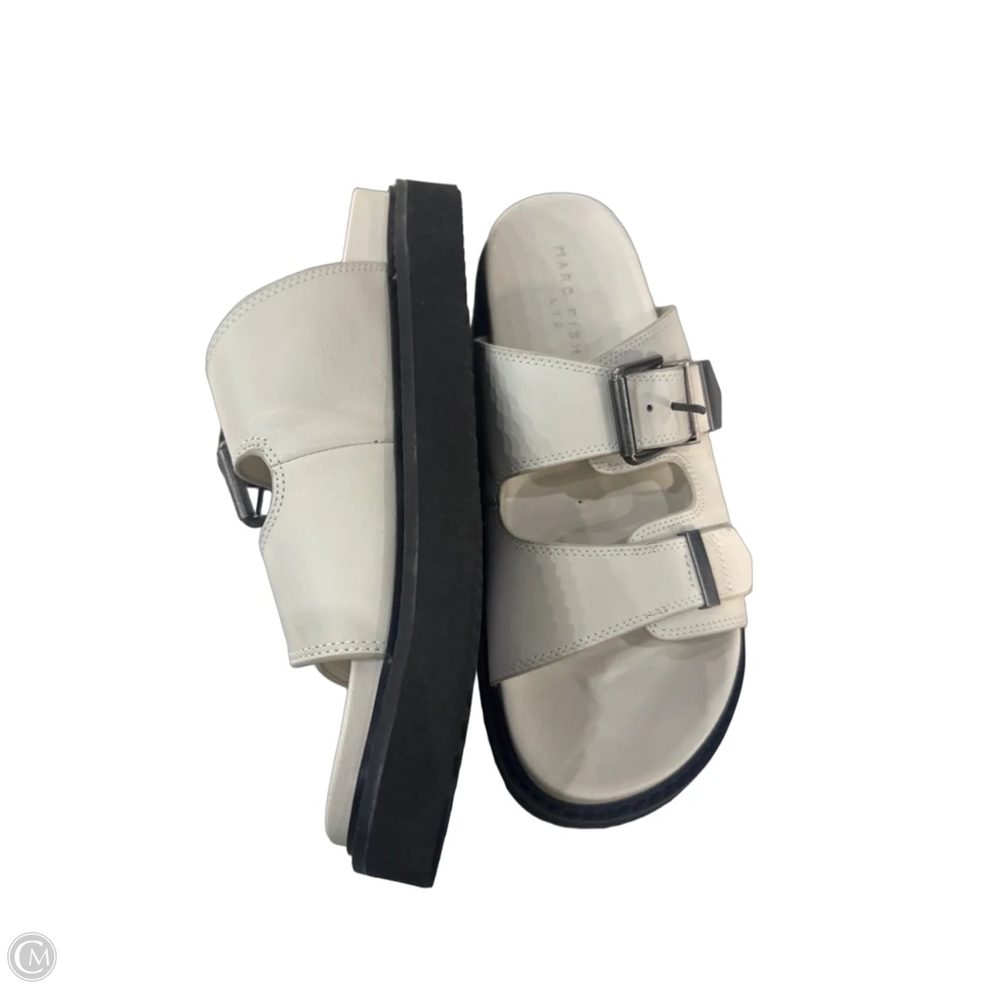 Sandals Flats By Marc Fisher In White, Size: 8.5
