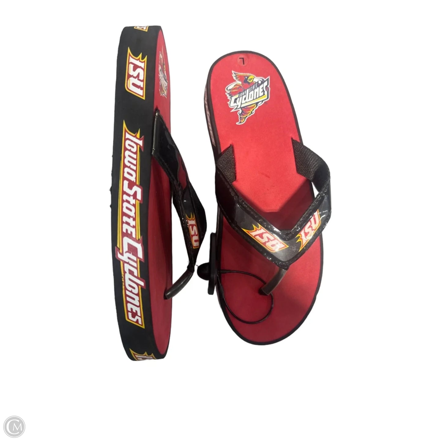 Sandals Flip Flops By Cmc In Red, Size: 10