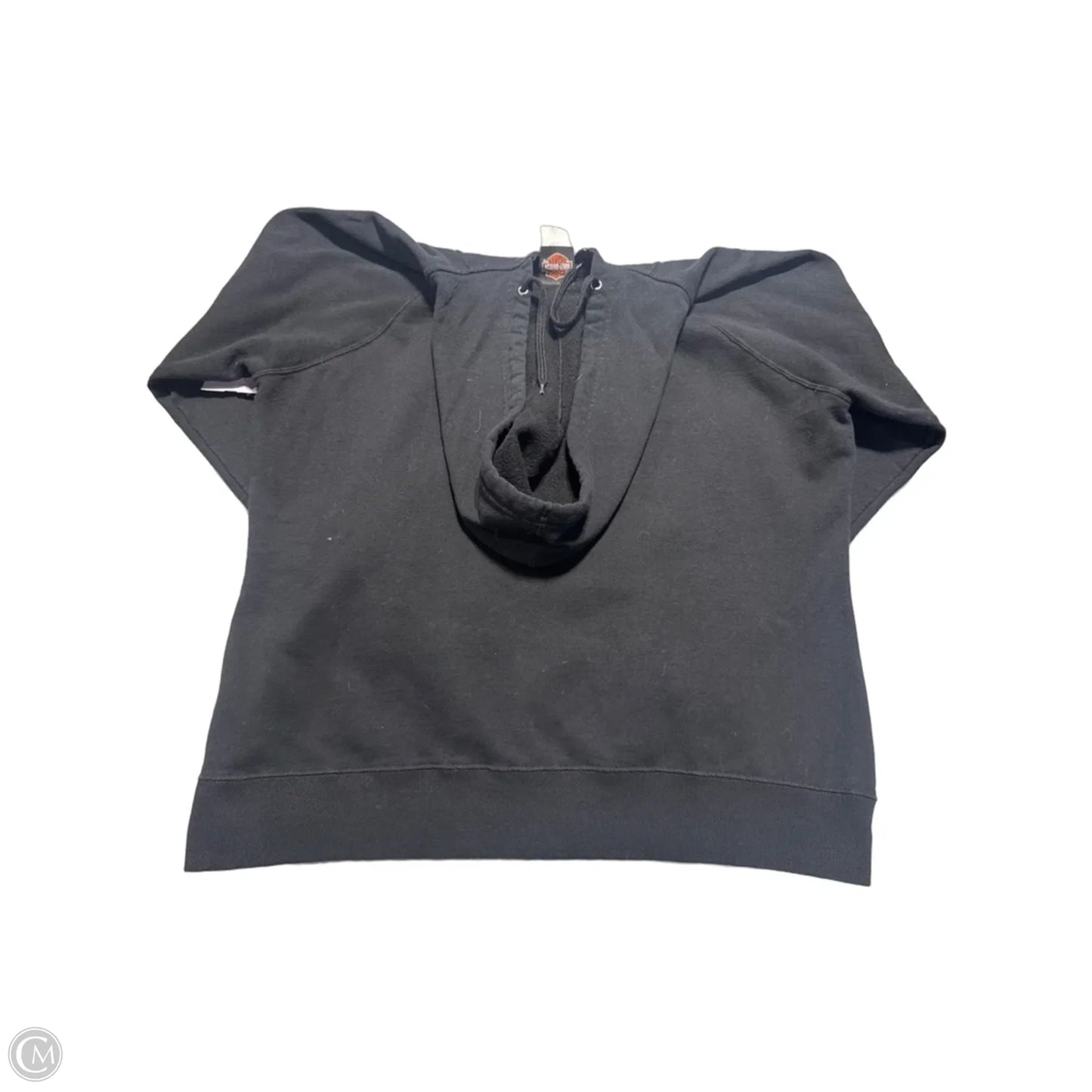 Sweatshirt Hoodie By Harley Davidson In Black, Size: Xxl