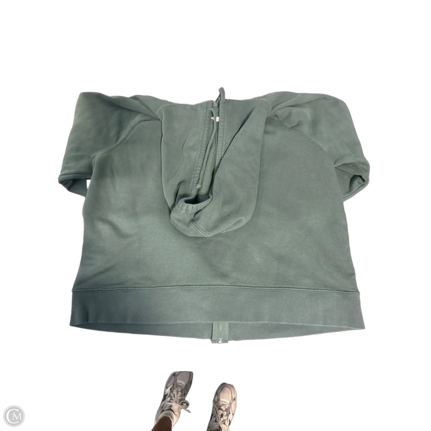 Sweatshirt Hoodie By Gap In Green, Size: Xl
