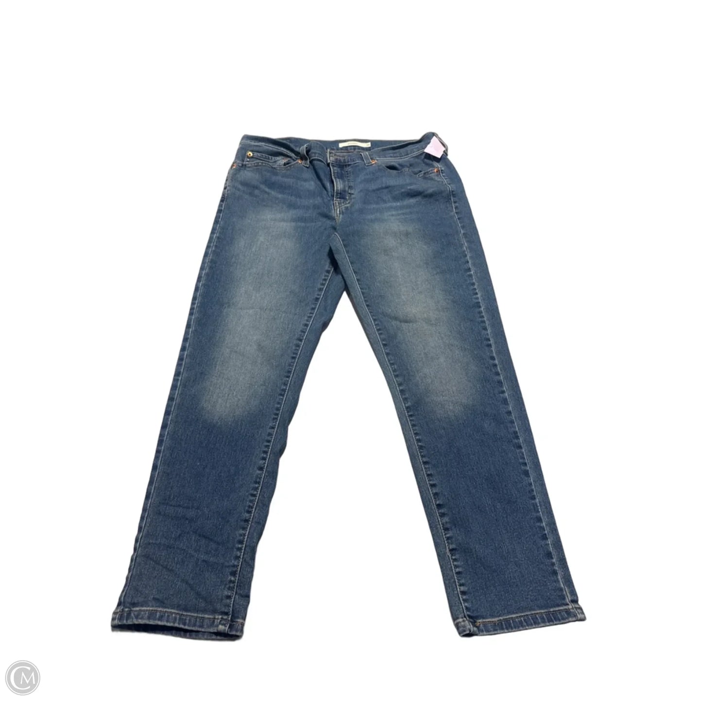 Jeans Boyfriend By Levis In Blue, Size: 10