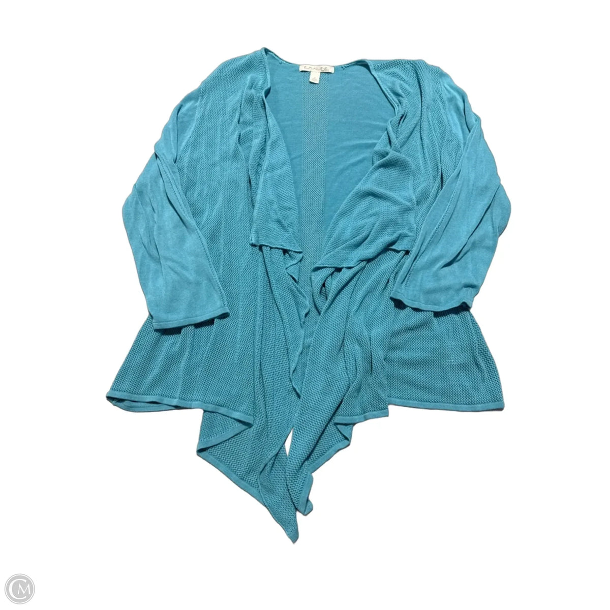 Cardigan By Emaline In Teal, Size: 2x