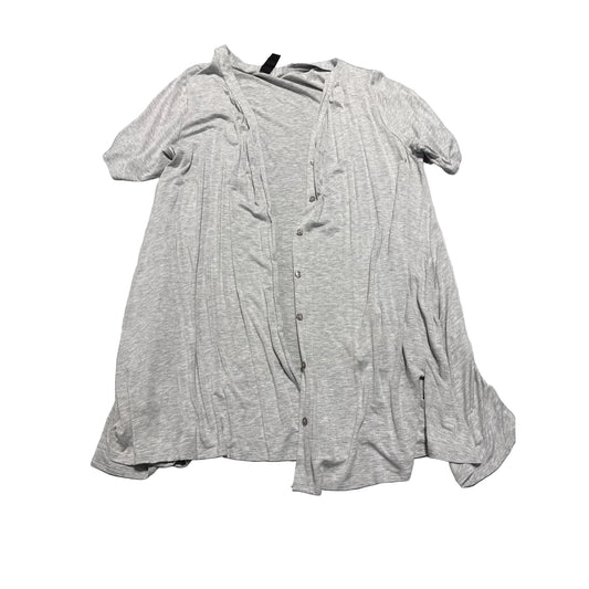 Cardigan By Agnes & Dora In Grey, Size: 3x