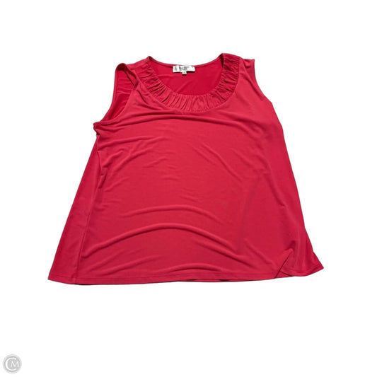 Top Sleeveless By Jones Studio In Pink, Size: 1x