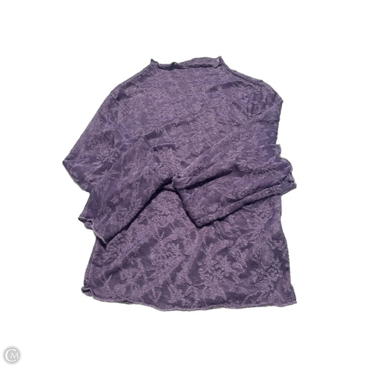 Top Long Sleeve By Dazy In Purple, Size: L