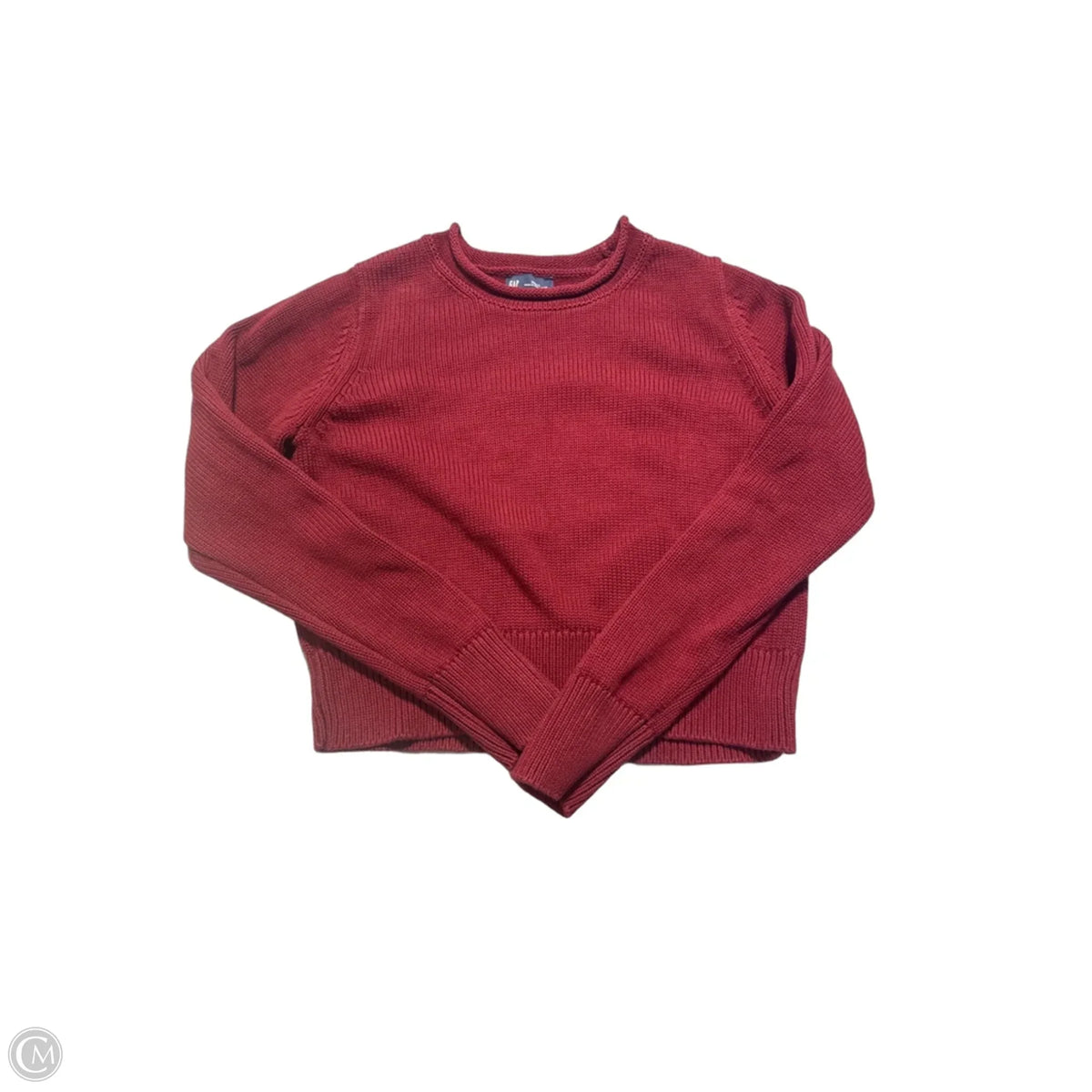 Sweater By Gap In Maroon, Size: S