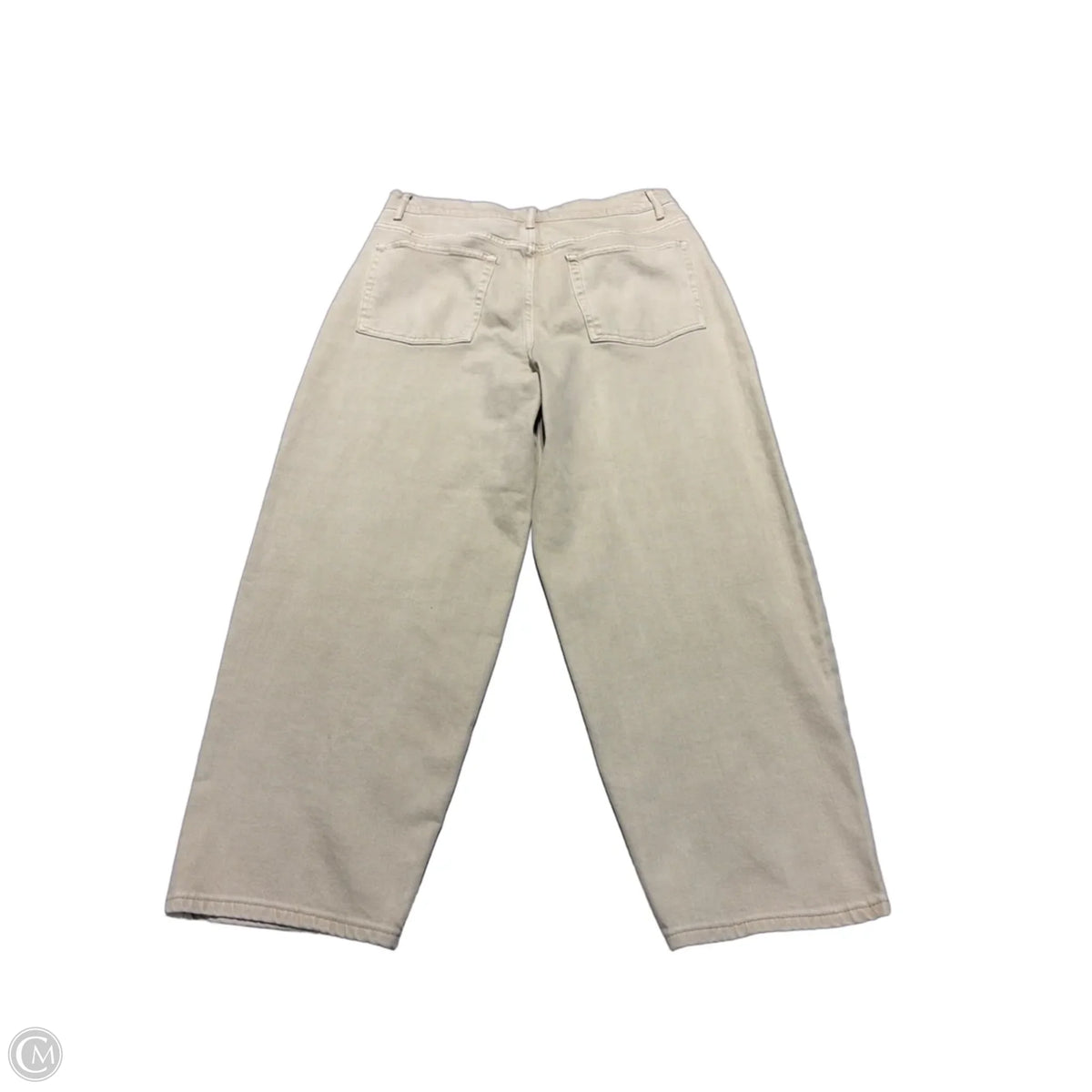 Jeans Straight By Oat In Tan, Size: 10