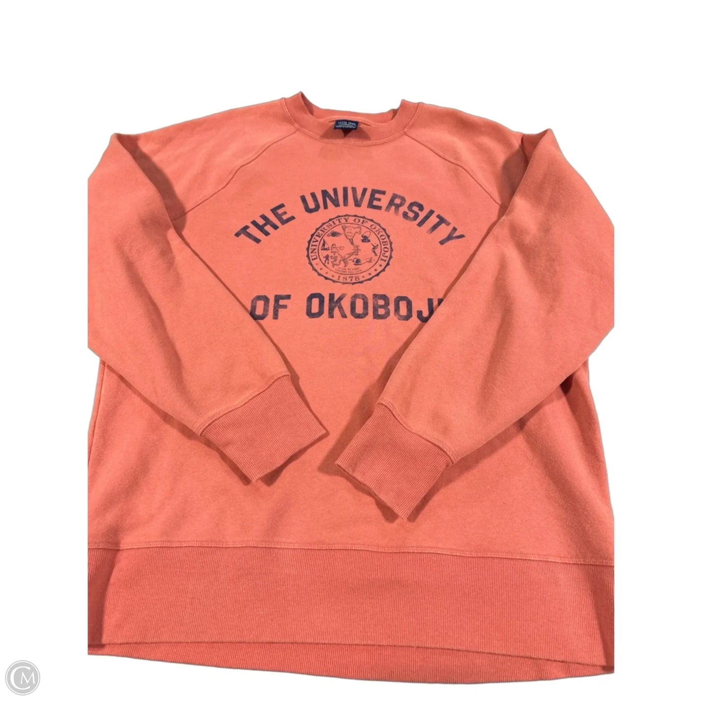Sweatshirt Crewneck By Cmc In Coral, Size: M