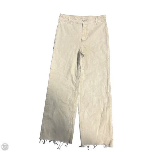 Jeans Flared By Oat In Tan Denim, Size: 10