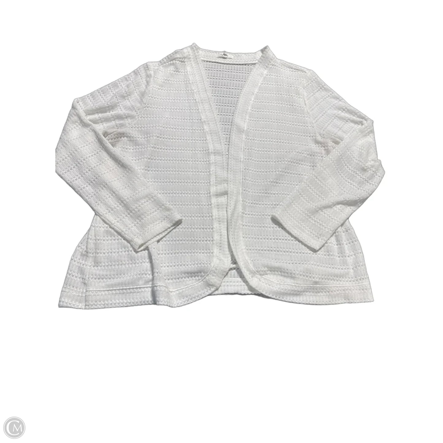 Sweater Cardigan By Maurices In White, Size: 1x