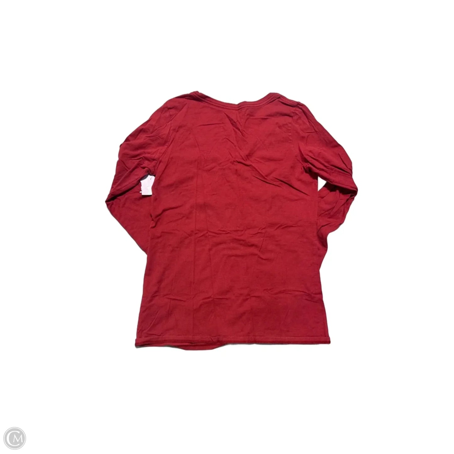 Top Long Sleeve Basic By Nike In Red, Size: M